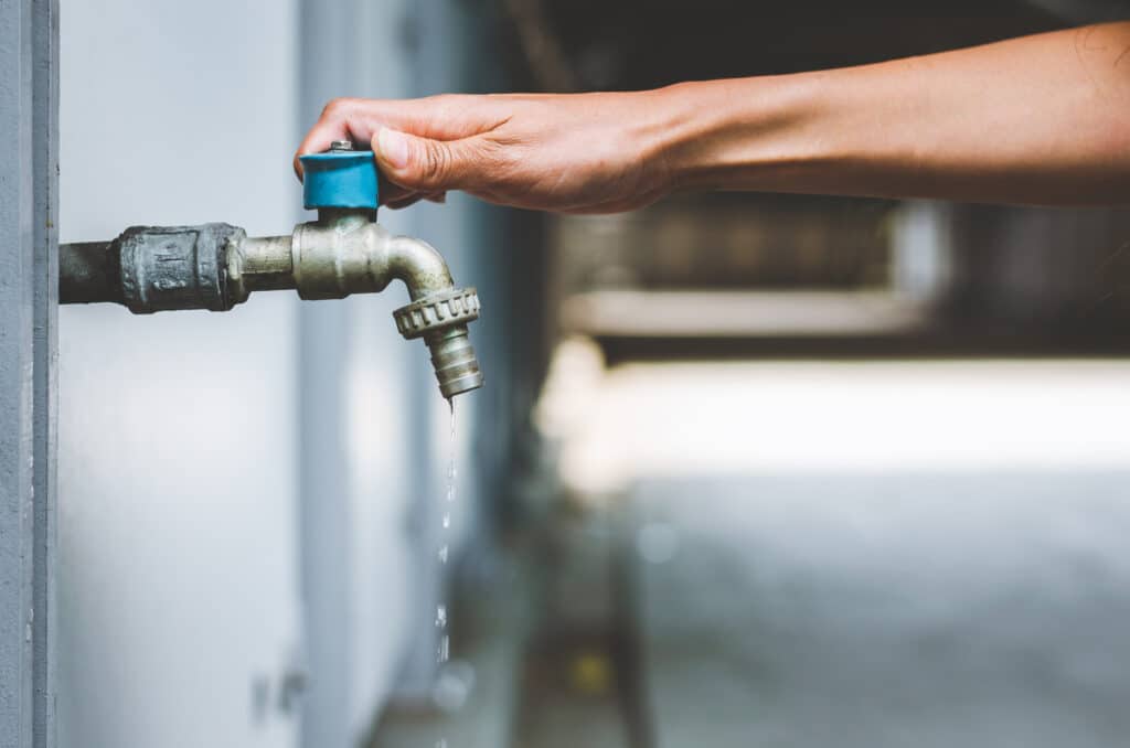 Water-afsluiten