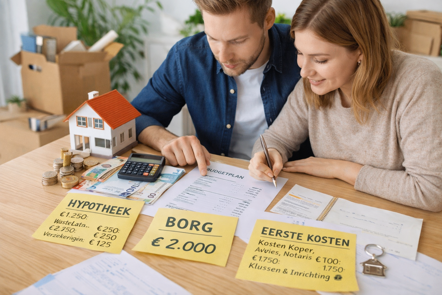 Budgetbeheer voor beginners / starters op de woningmarkt: slim omgaan met hypotheek, borg en eerste kosten