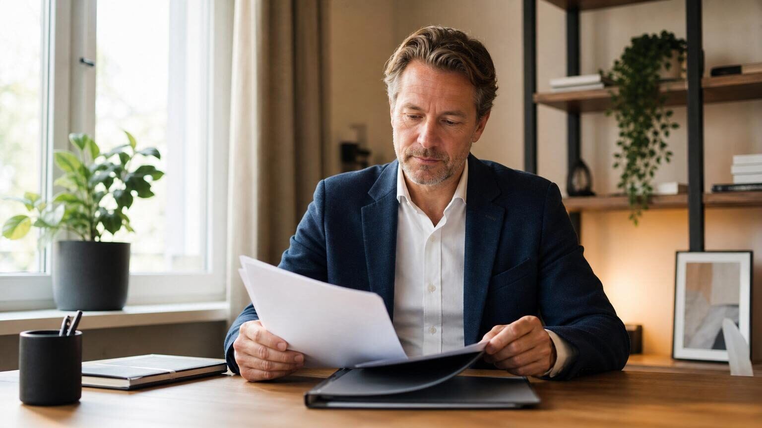 Bewindvoerder in gesprek over financiële administratie