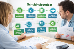 schuldhulpverlening stappenplan